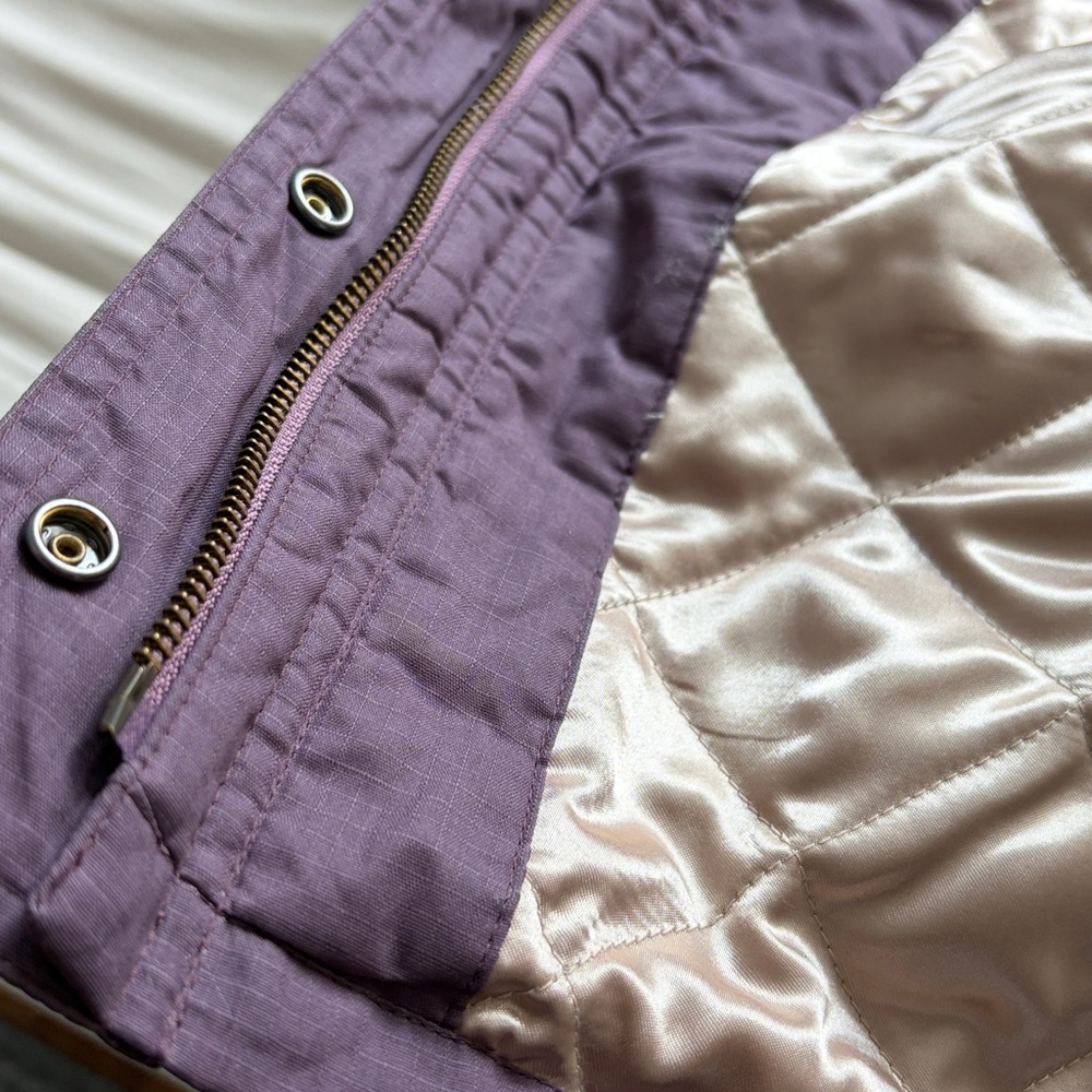 Jcrew Cropped Barn Jacket in ripstop cotton XXS Lavender JCREW barn short jacket - Picture 8 of 16